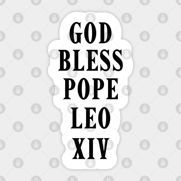 Pope-Leo Sticker by Creatifly Graphic Tees